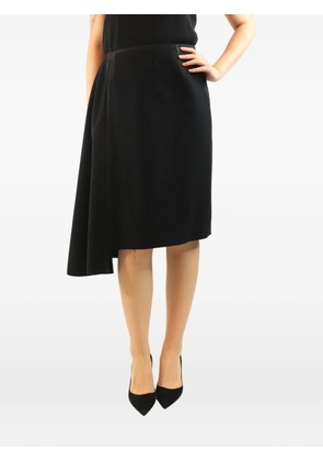 Prada Pre-Owned asymmetric midi skirt - Black