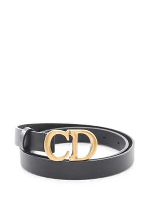 Christian Dior Pre-Owned CD logo buckle belt - Black