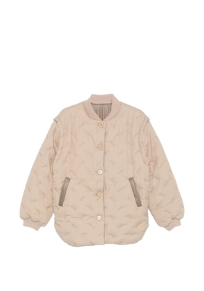 SHERPA Gang Knots quilted jacket - Brown