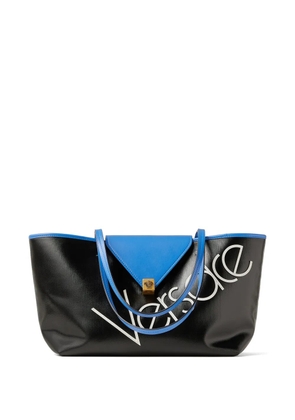 Versace Severine small coated canvas tote - Black