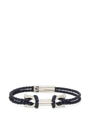 Ferragamo double Gancini bracelet (20 cm) - Silver