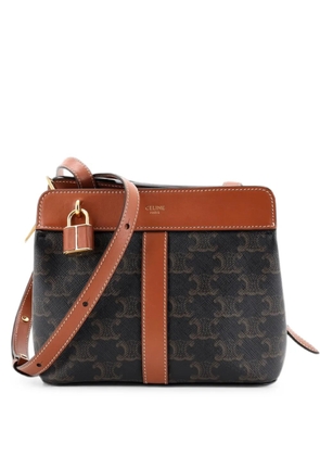 Celine Pre-Owned Teen Cabas De France Bag Triomphe Coated Canvas Small crossbody bag - Brown
