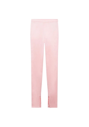 Gucci satin-finish slit-hem trousers - Pink