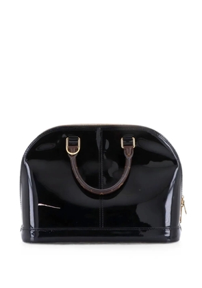 Louis Vuitton Pre-Owned Alma Handbag Vernis with Monogram Canvas PM satchel - Black