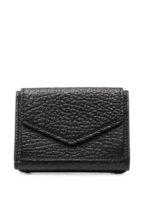 Maison Margiela Four Stitches grained pocket wallet - Black