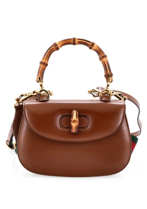 Gucci Pre-Owned Bamboo 1947 Top Handle Bag Leather Small satchel - Brown
