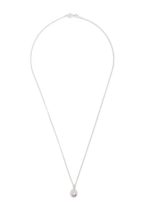 DOWER AND HALL pearl pendant necklace - Silver