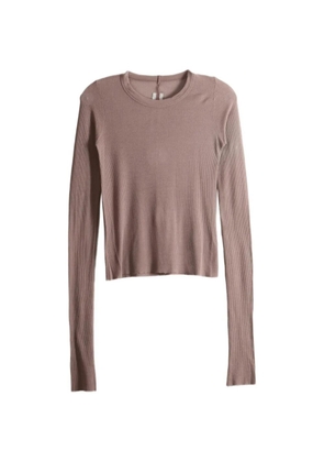Rick Owens ribbed long-sleeve T-shirt - Neutrals