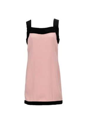 TOM FORD contrast-trim sleeveless mini dress - Pink