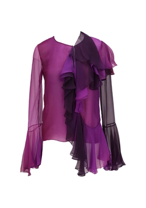 TOM FORD ruffled blouse - Purple