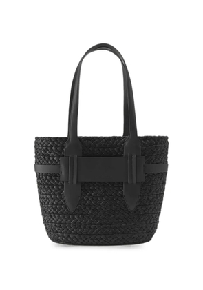 Helen Kaminski woven raffia tote bag - Black