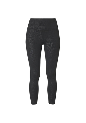 Sweaty Betty reptile-embossed leggings - Black