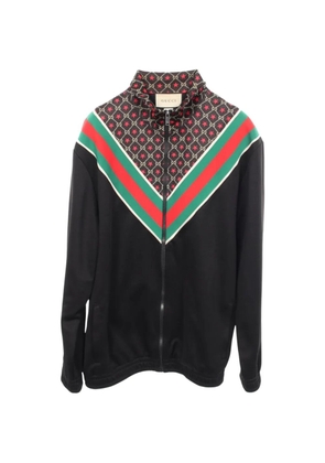 Gucci Pre-Owned GG Star Web stripe sweatshirt - Black