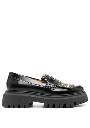 Maje stud-detail platform shoes - Black