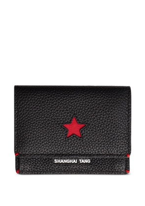 Shanghai Tang Tang Star cut-out billfold wallet - Black