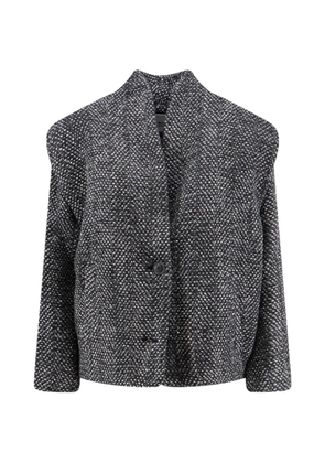 MARANT ÉTOILE tweed button-fastening jacket - Black