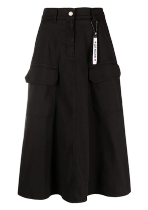 Love Moschino high-waisted A-line skirt - Black