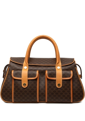 Celine Pre-Owned 2000 Macadam Coated Canvas handbag - Brown