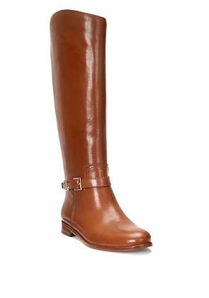 Lauren Ralph Lauren buckle-fastening leather boots - Brown