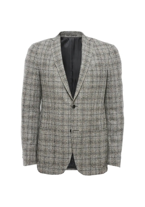 Corneliani Nino Danieli check-pattern single-breasted blazer - Grey