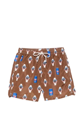 MC2 Saint Barth Lighting swim shorts - Brown