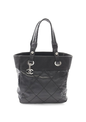 CHANEL Pre-Owned 2006-2008 PM Paris Biarritz tote bag - Black
