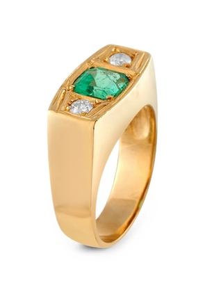 LB Exclusive emerald and diamond ring - Gold