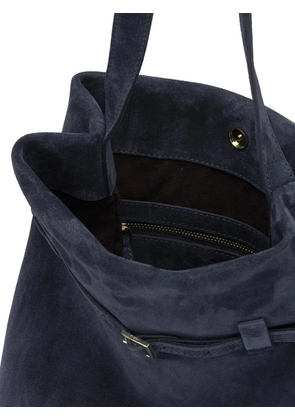 Manu Atelier Tote du Jour suede tote bag - Blue