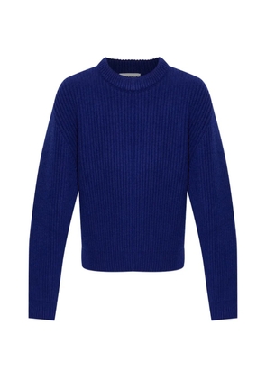 Jil Sander ribbed-knit wool sweater - Blue