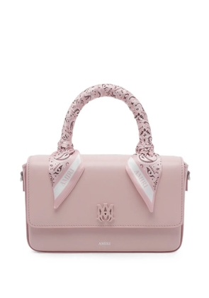 AMIRI micro Long Ma bandana-print handbag - Pink