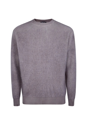 Avant Toi fine-knit crew-neck sweater - Brown