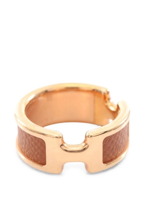Hermès Pre-Owned Olymp PM leather ring - Gold