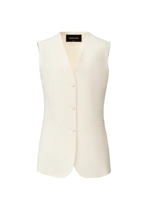 Fabiana Filippi V-neck sleeveless vest - Neutrals