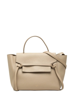 Celine Pre-Owned 2017 Mini Grained Calfskin Belt Bag satchel - Neutrals