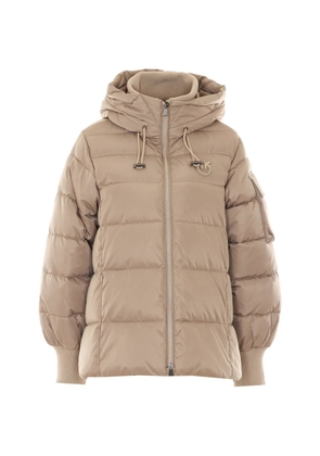 PINKO Crusca hooded parka coat - Neutrals