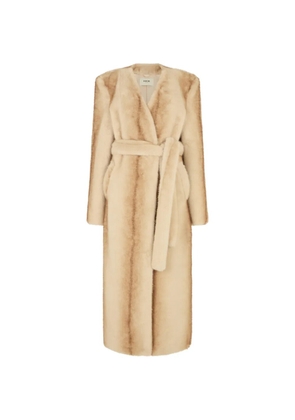 ducie Olivia faux-fur coat - Neutrals