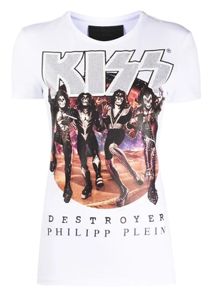 Philipp Plein Rock band T-shirt - White