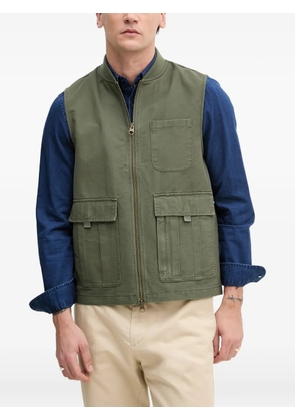 Benetton multi-pocket gilet - Green