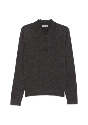 LEMAIRE long-sleeve polo shirt - Grey