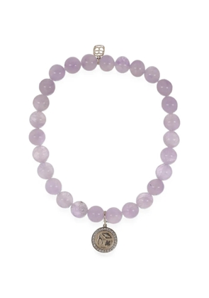 Sydney Evan Lucky Protection amethyst bracelet - Purple