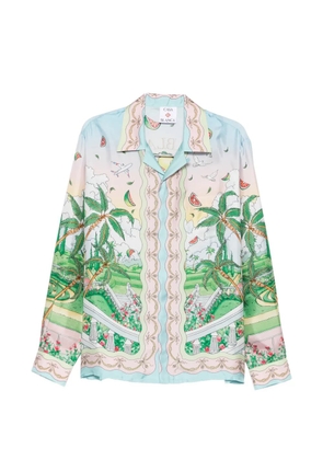 Casablanca Ladurée tree-print shirt - Neutrals