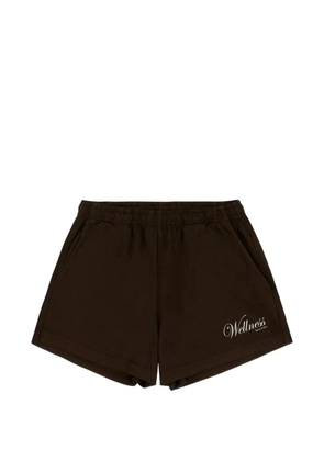 Sporty & Rich Disco mini shorts - Brown