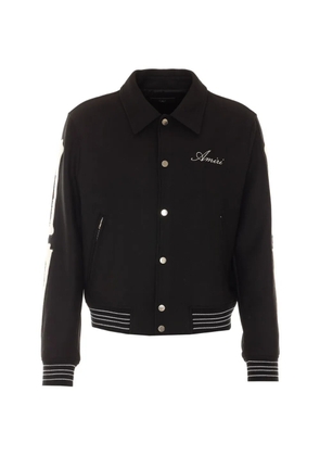 AMIRI embroidered bomber jacket - Black
