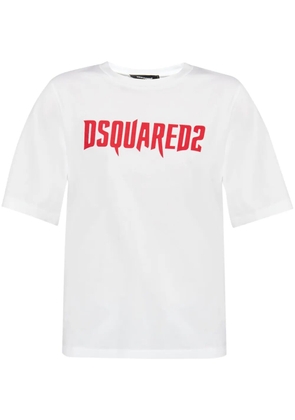 DSQUARED2 Horror logo-print cotton T-shirt - White