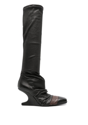 Rick Owens Luxor Cantilever 80mm leather boots - Black