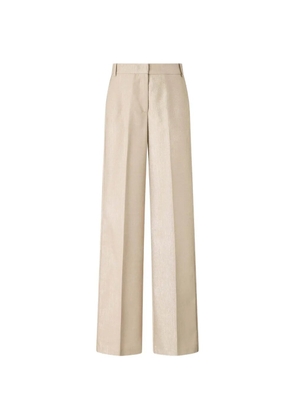 PINKO metallic pressed-crease trousers - Neutrals