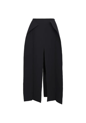 A.W.A.K.E. Mode panelled slit-detail maxi skirt - Black