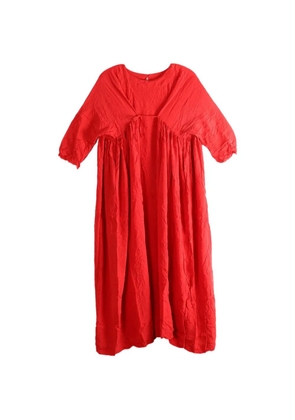Daniela Gregis gathered-detail maxi dress
