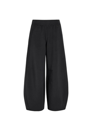 Nike curved-seam wide-leg trousers - Black