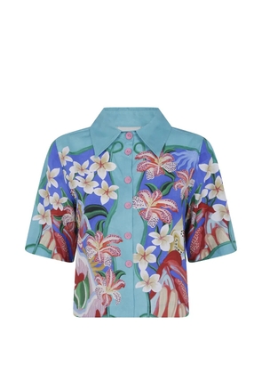 FARM Rio Garden of Life shirt - Blue